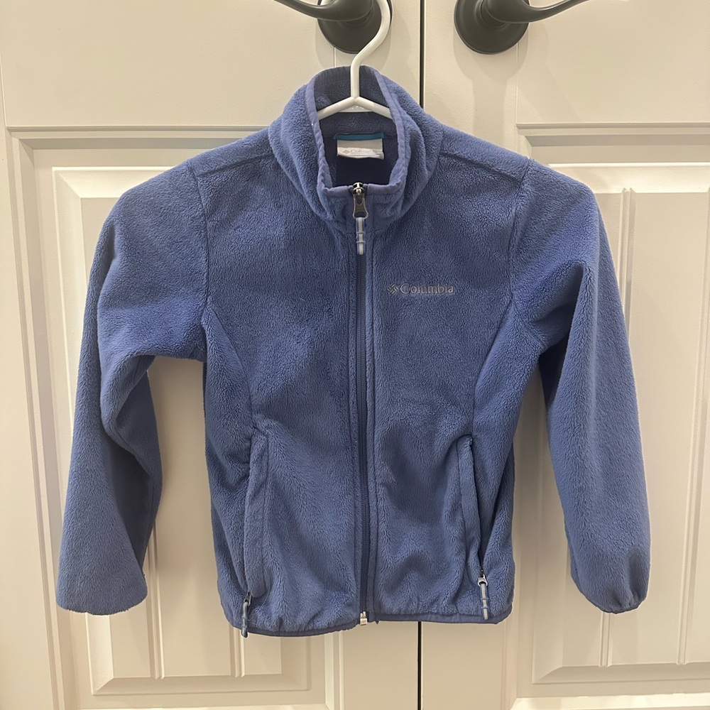 Columbia kids zip up fleece